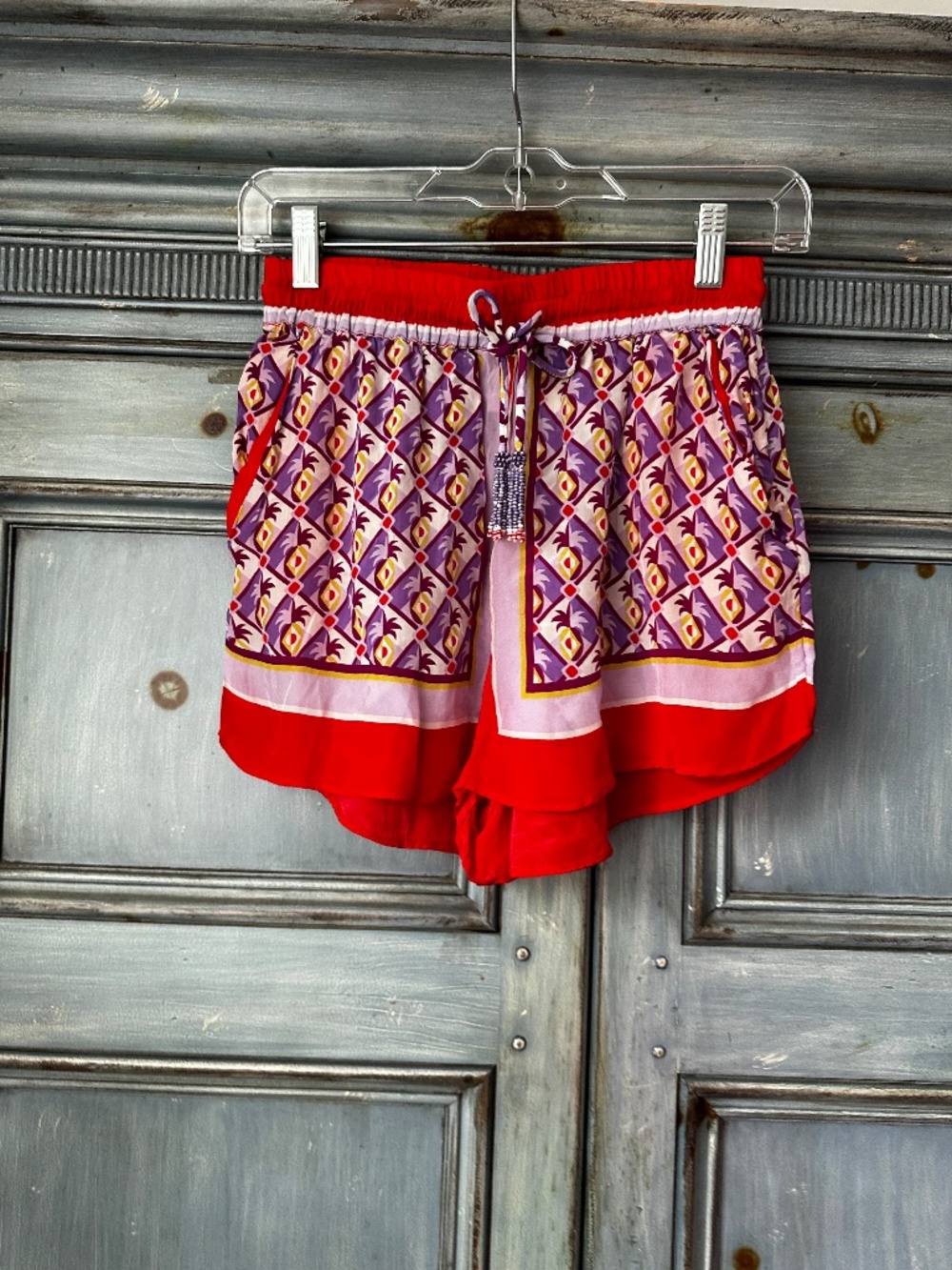 Farm Rio Pineapple Scarf Shorts Size XXS - Picture 9 of 12